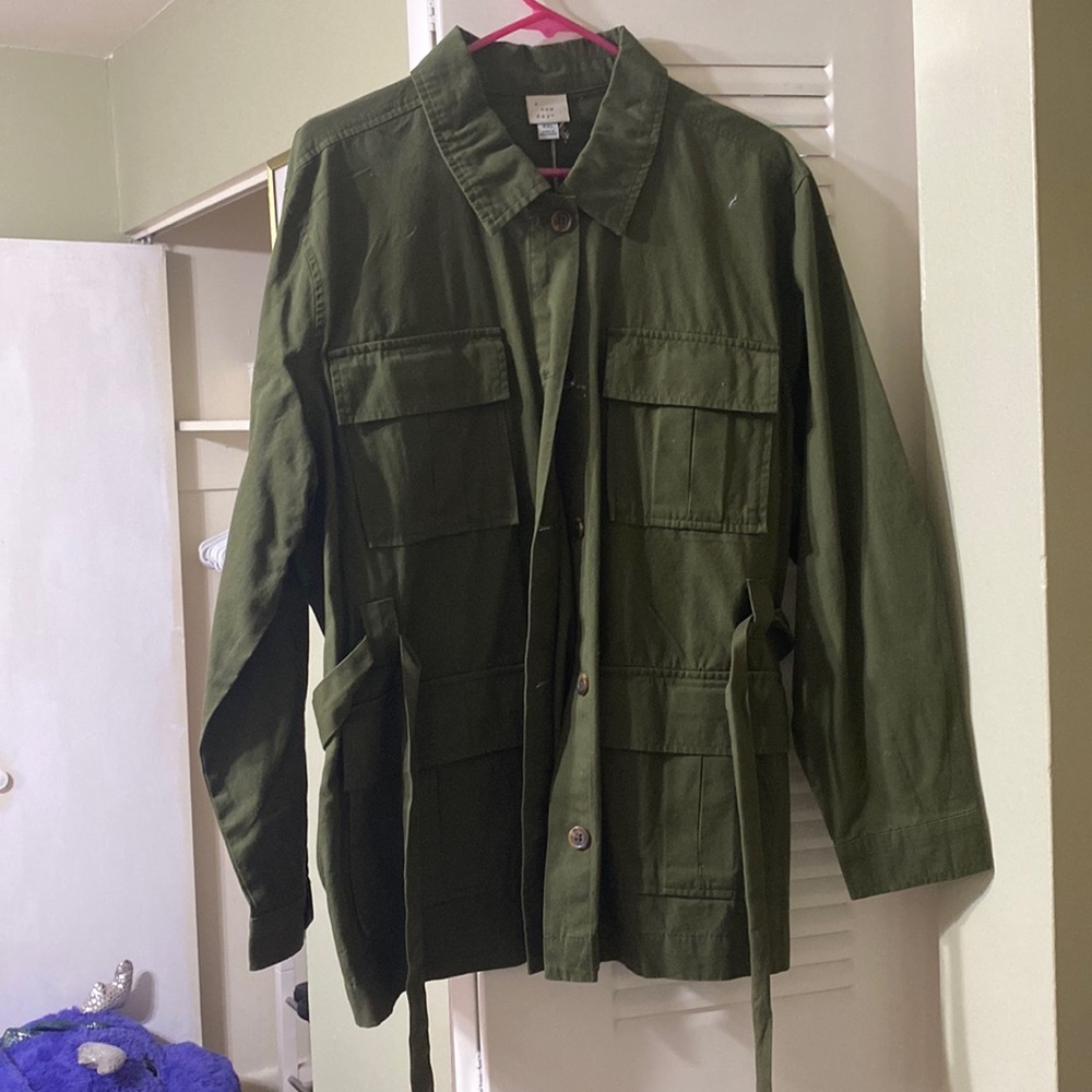 NWT military style jacket